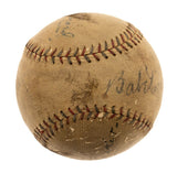 Babe Ruth Gehrig Speaker Signed 1931 American League Baseball JSA ZZ05094