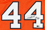 Derrick Coleman Signed Syracuse Orange Jersey (AIV COA) #1 Pick 1990 / N.J Nets