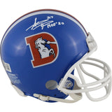 Steve Atwater Autographed Denver Broncos VSR4 TB Mini Helmet HOF Beckett 49064