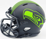 WALTER JONES AUTOGRAPHED SEAHAWKS ECLIPSE BLACK SPEED MINI HELMET JSA 234547