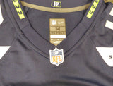 SEAHAWKS SHAQUEM GRIFFIN AUTOGRAPHED BLUE NIKE JERSEY SIZE M MCS HOLO 134401