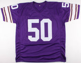 Jeff Siemon Signed Vikings Jersey (JSA) 4x Pro Bowl Linebacker (1973,1975-1977)