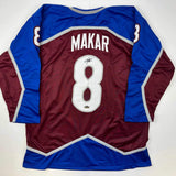 Facsimile Autographed Cale Makar Colorado Maroon Reprint Auto Jersey Men's XL