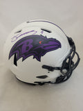 ZAY FLOWERS SIGNED RAVENS F/S LUNAR ECLIPSE SPEED AUTHENTIC HELMET BECKETT