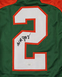 Willis McGahee Signed Miami Hurricanes Jersey (JSA COA) 2xPro Bowl Running Back