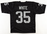 Zamir White Signed Las Vegas Raiders Jersey (Beckett) Ex Georgia Bulldog R.B