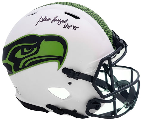 STEVE LARGENT AUTOGRAPHED SEAHAWKS LUNAR ECLIPSE FULL SIZE AUTHENTIC HELMET