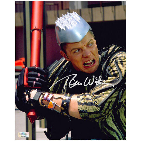 Tom Wilson Autographed Back to the Future II Griff 8x10 Scene Photo