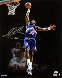 Jazz Karl Malone Authentic Signed 16x20 Photo Autographed BAS Witnessed #J27414