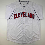 Autographed/Signed Roberto Alomar Cleveland White Baseball Jersey JSA COA