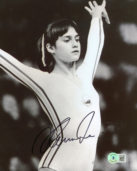 Nadia Comaneci Authentic Signed 8x10 Photo Autographed BAS #BF06366