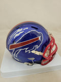 JOSH ALLEN SIGNED BUFFALO BILLS FLASH SPEED MINI HELMET BECKETT QR CODE