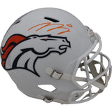 Bo Nix Autographed/Signed Denver Broncos 2024 Alt F/S Helmet Beckett 47659