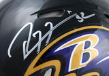 Ed Reed Ray Lewis Signed Ravens F/S Speed Authentic Helmet-Beckett W Holo *Silv.