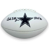 Bob Lilly Autographed Signed Dallas Cowboys Logo Football - Beckett