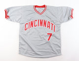 Mariano Duncan Signed Cincinnati Reds Jersey Inscribed "1990 WS Champs"(JSA COA)