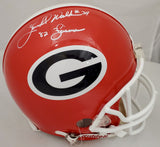 HERSCHEL WALKER AUTOGRAPHED GEORGIA RED FULL SIZE AUTH HELMET BECKETT 185882