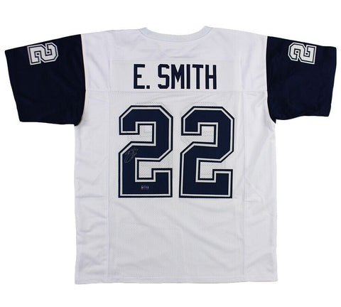 Emmitt Smith Signed Dallas Custom Thanksgiving Jersey