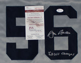 Jim Bouton "62 WS Champs" Signed New York Yankees Jersey (JSA COA) 1963 All Star