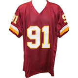 Ryan Kerrigan Autographed/Signed Pro Style Jersey Red JSA 46321