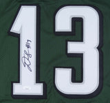 Travis Fulgham Signed Philadelphia Eagles Jersey (JSA COA) 2nd Yr. Starting W.R.