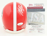 Garrison Hearst Signed Georgia Bulldogs Mini Helmet (JSA COA) 49ers All Pro R.B.