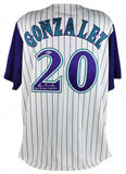 Luis Gonzalez Signed Arizona Diamondbacks Jersey Inscribed 2001 WS Game 7 GW Hit