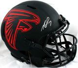 Michael Vick Signed Falcons F/S Eclipse Speed Authentic Helmet-BeckettW Hologram