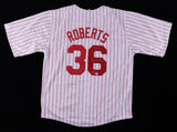 Robin Roberts Signed PHillies Jersey Inscribed "HOF 76" & "286 W" (PSA Hologram)