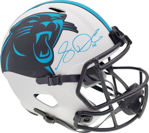 SAM DARNOLD AUTOGRAPHED PANTHERS LUNAR ECLIPSE FULL SIZE HELMET BECKETT 195172