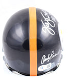 Ham Lambert Russell Autographed Steelers 63-76 Mini Helmet-Beckett W Hologram