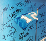 SEAHAWKS SB CHAMP AUTOGRAPHED FRAMED 20X30 CANVAS 42 SIGS WILSON & LYNCH 94470