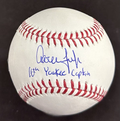 Aaron Judge Signed Official MLB Baseball 16 Yankee Captain Auto Yankees Fanatics