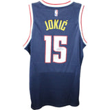 Nikola Jokic Signed Denver Nuggets Nike Navy Jersey Beckett 46314