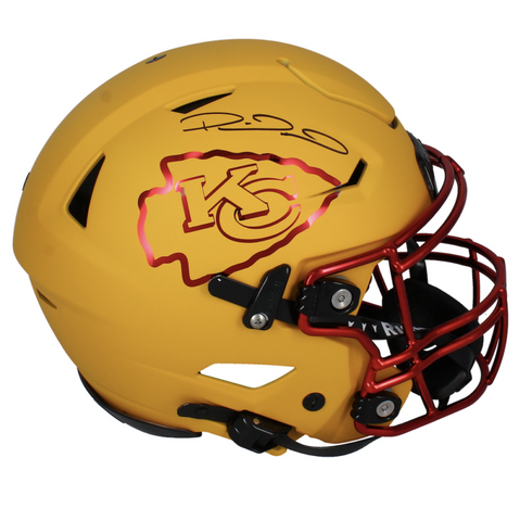 Patrick Mahomes Autographed Chrome Chiefs SpeedFlex Helmet Beckett LE 13/15