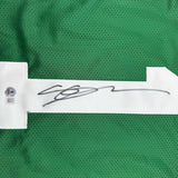 Framed Autographed/Signed Ahmad Sauce Gardner 35x39 Green Jersey Beckett BAS COA