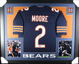 D J Moore Signed Bears 35x43 Framed Jersey (JSA) Chicago Bears Top Wide Receiver