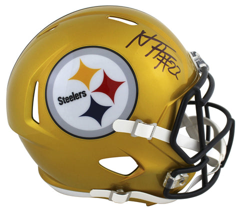 Steelers Najee Harris Signed Flash Full Size Speed Proline Helmet Fan COA