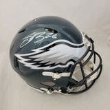 SAQUON BARKLEY SIGNED PHILADELPHIA EAGLES F/S SPEED AUTHENTIC HELMET BECKETT QR