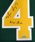 SONICS SHAWN KEMP AUTOGRAPHED SIGNED ADIDAS HARDWOOD JERSEY REIGN MAN MCS 125205