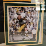Starr Signed 36x44 Framed Jersey "5X NFL Champion", "MVP I, II," & HOF '77 - JSA
