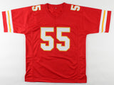 Frank Clark Signed Kansas City Chiefs Jersey (Beckett COA) Super Bowl LIV Champ