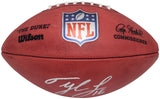 TYLER LOCKETT AUTOGRAPHED NFL LEATHER COLOR SHIELD FOOTBALL SEAHAWKS MCS 209206