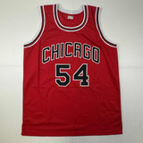 Autographed/Signed Horace Grant Chicago Red Basketball Jersey JSA COA