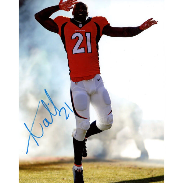 Aqib Talib Autographed/Signed Denver Broncos 8x10 Photo DEN 13429