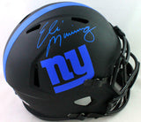 Eli Manning Autographed New York Giants FS Eclipse Speed Helmet- Fanatics W*Blue