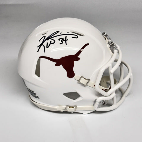 Ricky Williams Autographed Signed Texas Longhorns Mini Helmet Beckett Dolphins