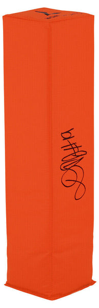 Donovan Peoples-Jones Signed BSN Orange Football Endzone Pylon - (SCHWARTZ COA)