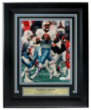 Warren Moon Houston Oilers Signed/Auto 8x10 Photo Framed JSA 163350