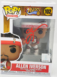 ALLEN IVERSON AUTOGRAPHED FUNKO POP 102 VINYL FIGURINE 76ERS BECKETT 232873